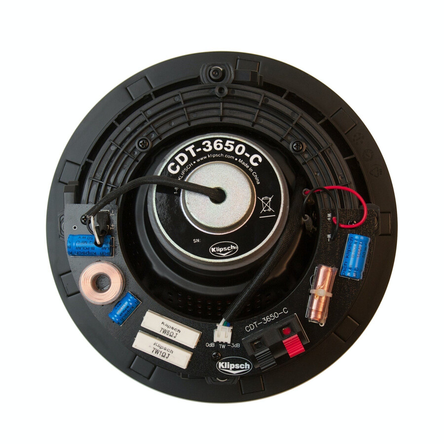 altavoz de techo giratorio cdt-3650-cii de 65 y 2 vías con tweeter de aluminio individual