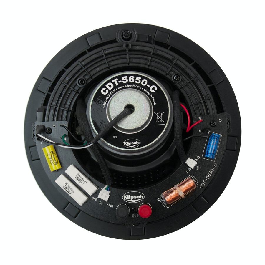 altavoz de techo giratorio cdt-5650-cii de 65 y 2 vías con tweeter de titanio individual