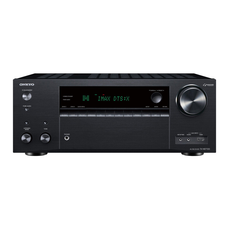 receptor av onkyo tx-nr7100 de 9.2 canales con certificación thx