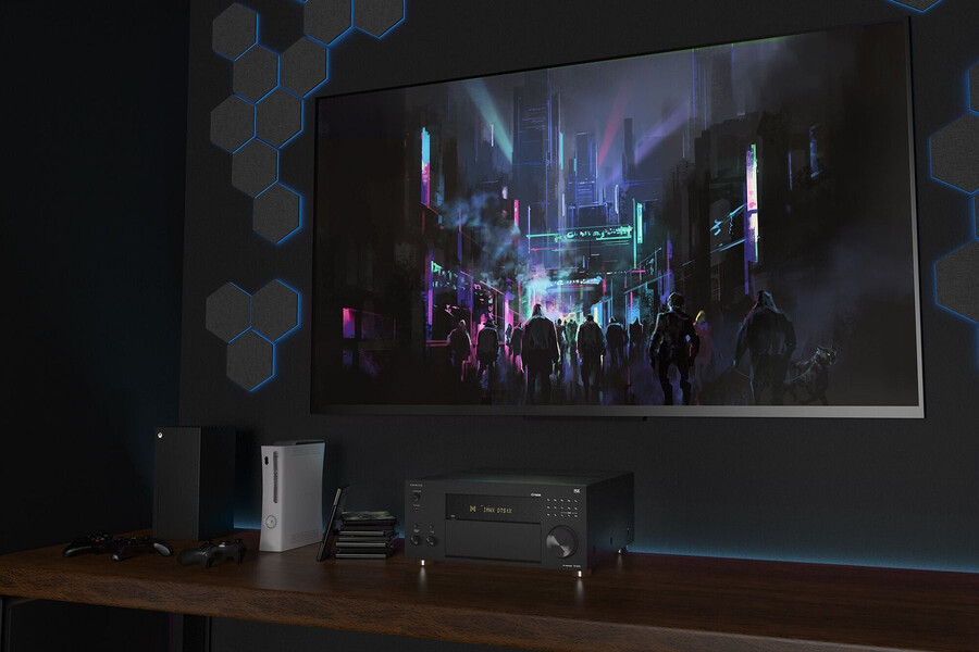 receptor av onkyo tx-rz70 de 112 canales con certificación thx